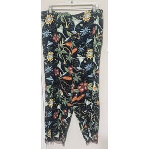 Soft Surroundings Cocktail Tropical Lounge Pants Cabo San Lucas Resort wear TXL